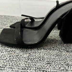 Asos Faux Suede Block Sandal